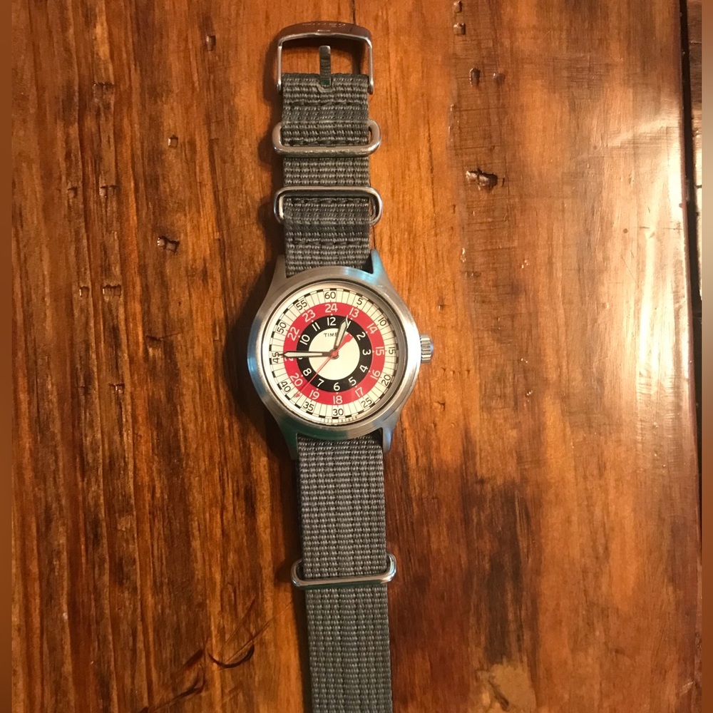 Timex x Todd Snyder MOD Inspired 40mm Fabric Strap Watch